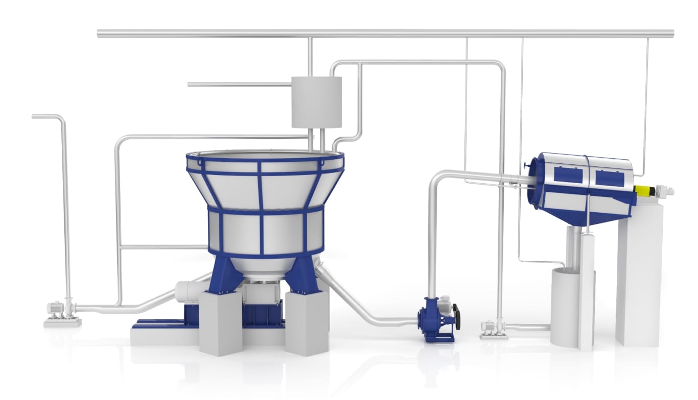 Cup Stock Pulper Process Loop